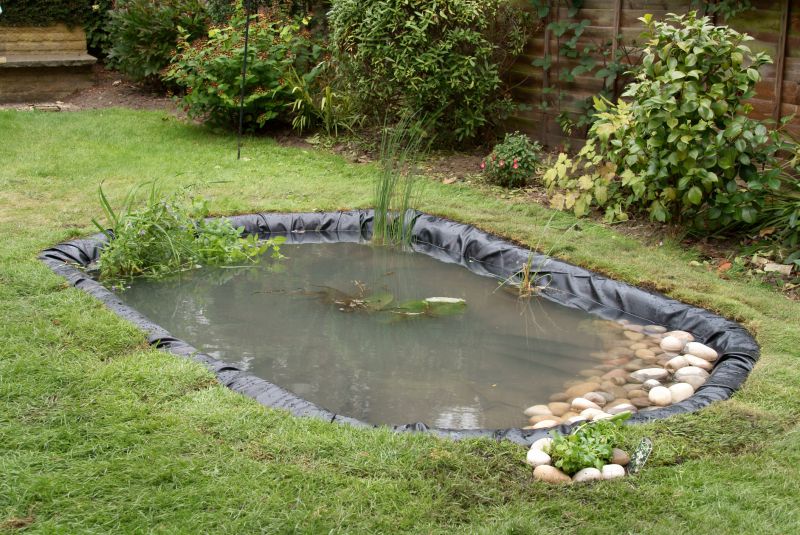 Garden Pond Installation detail