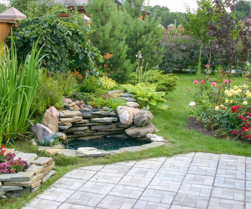 Landscaping Around Pond